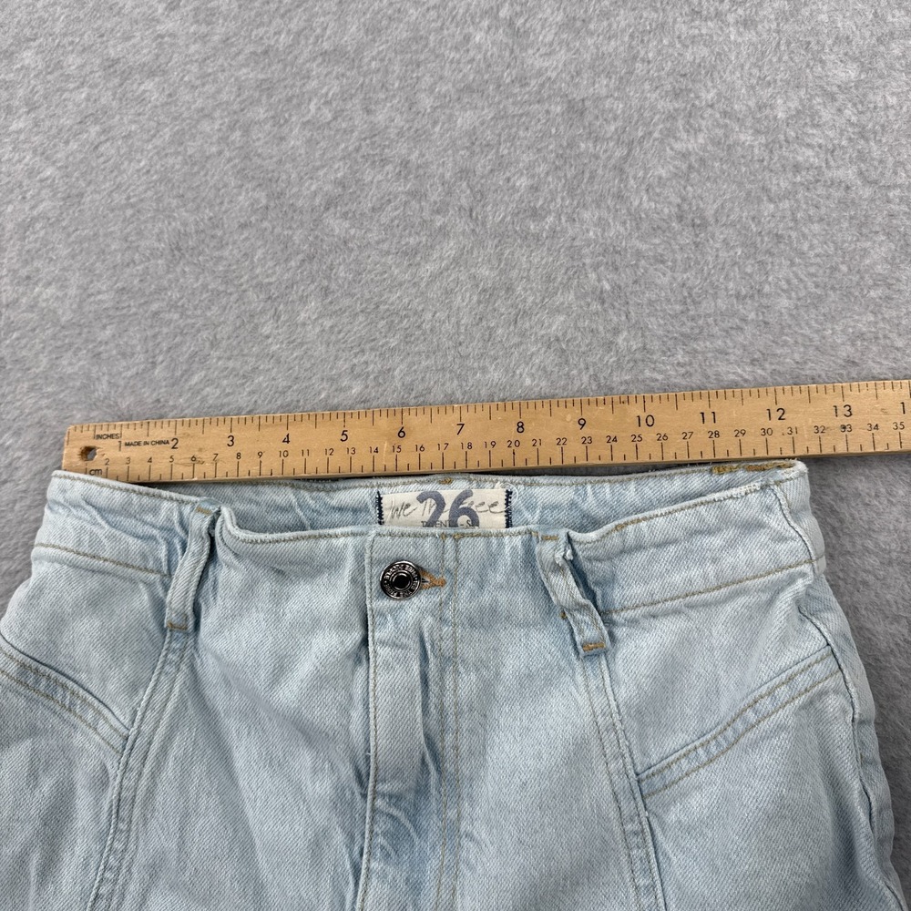 We The Free Free People Jeans Sz 26 Florence Flare Leg High Waist Bareback - Picture 10 of 16